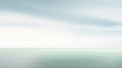 Clear blue sky sunset with horizon on calm ocean seascape background. Picturesque generative ai