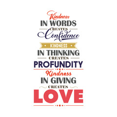 Inspirational love quotes poster template flat symmetric texts layout