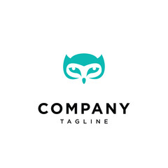 Head Owl logo icon vector template.eps
