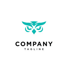 Head Owl logo icon vector template.eps
