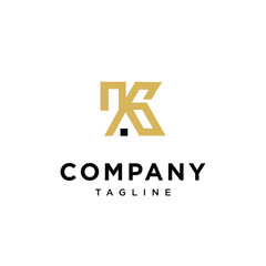 Fototapeta premium Letter K House logo icon vector template.eps