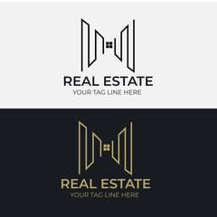 Real estate logo design.