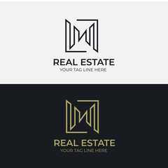 Real estate logo design.