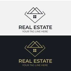 Real estate logo design.