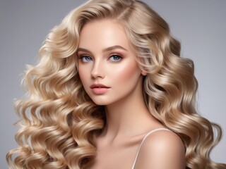 portrait of a woman with long hair