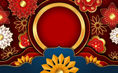 Chinese New Year Festivity Background