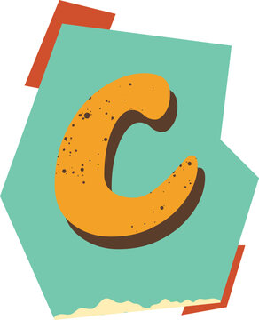 recommend clip art: Papercut Lowercase Letter C Scrapbook