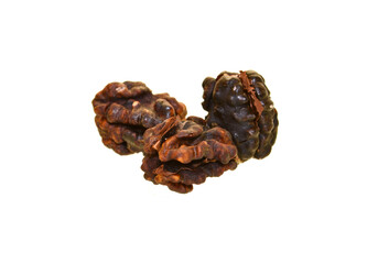 walnut isolated on white background