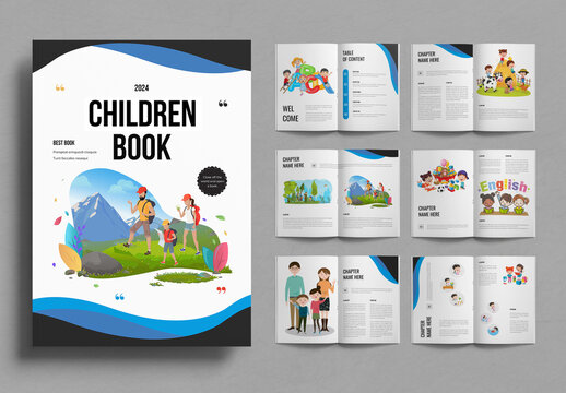 Children Book Magazine Layout