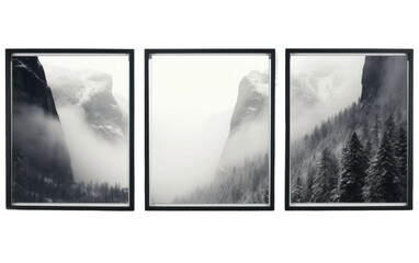 Framed Wall Art with Interchangeable Display Choices on White or PNG Transparent Background