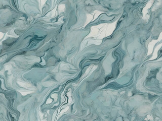 Refreshing Oasis: Cool Blues Marble Texture with Coastal Allure