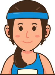 Running Player Sports Avatar Character