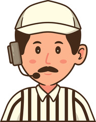 Referee Sports Avatar Character