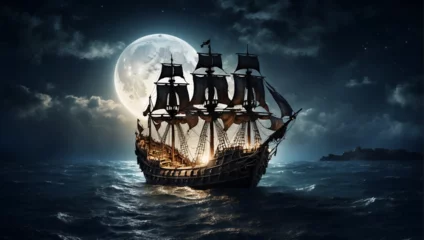 Foto op Canvas pirate ship © Rodrigo