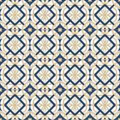 Arabic geometric seamless ornament pattern, Islamic pattern repeatable tile.