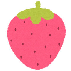 Sweet cute pastel fresh strawberry