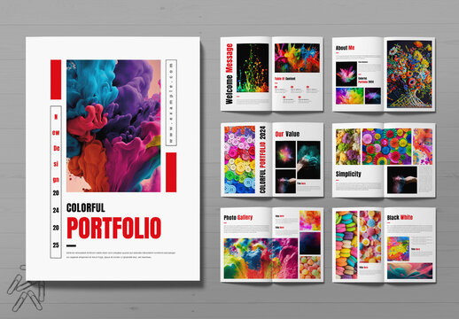 Colorful Portfolio Templates
