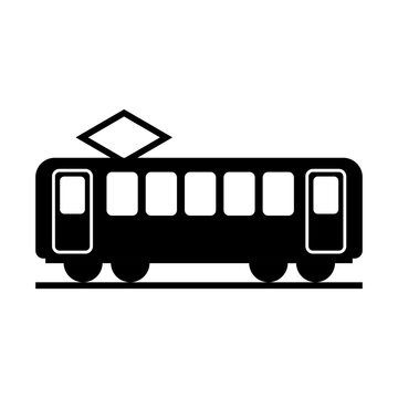 recommend clip art: 横から見た電車のアイコン、透明背景