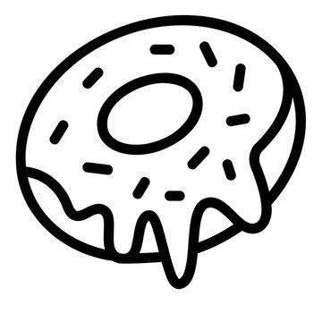 recommend clip art: donut outline icon