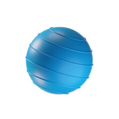 Pilates Ball 3d icon illustration
