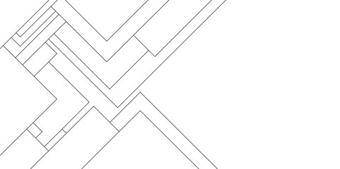 Abstract background of white Business cards with lines, Connected lines with geometric stripes,  Industrial construction design of houses with geometric lines, modern geometric background with lines.