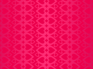 Hearts background with modern ornaments, red color, perfect for valentines, letters, gifts, prizes, surprises, etc.
