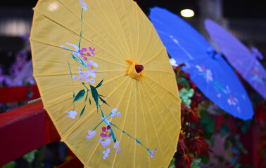 Oriental umbrellas for women who want to shelter from the sun