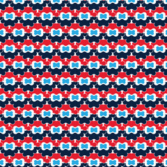 Seamless modern geometric repeating pattern