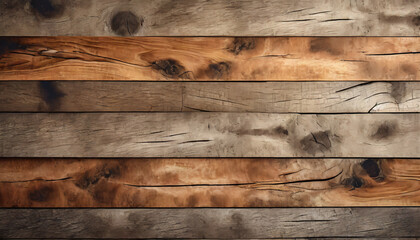 Drewniana tekstura, stary dąb, tło, generative ai - obrazy, fototapety, plakaty