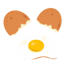 Fried Egg Vector