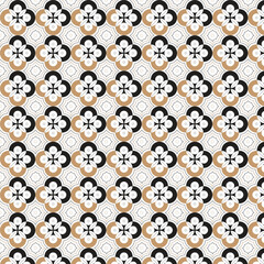 Seamless modern geometric repeating pattern