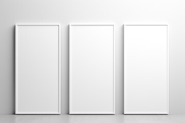 Minimalist Poster Frame Mockup created with Generative AI