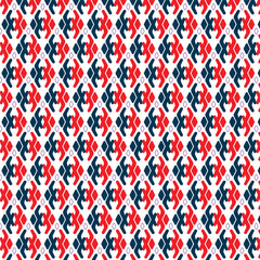 Seamless modern geometric repeating pattern