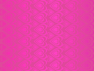 Hearts background with modern ornaments, red color, perfect for valentines, letters, gifts, prizes, surprises, etc.