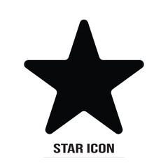 Star icon vector icon. Simple element illustration. Star symbol design used for web and mobile.