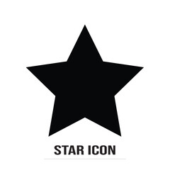 Star icon vector icon. Simple element illustration. Star symbol design used for web and mobile.