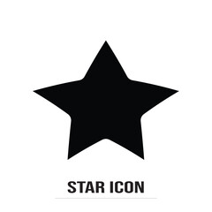 Star icon vector icon. Simple element illustration. Star symbol design used for web and mobile.