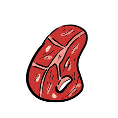 illustration of raw beef