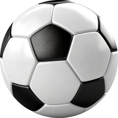 Soccer ball isolated on transparent background. PNG