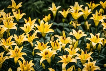 yellow flowers background
