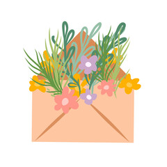 Vintage Envelope Flower 