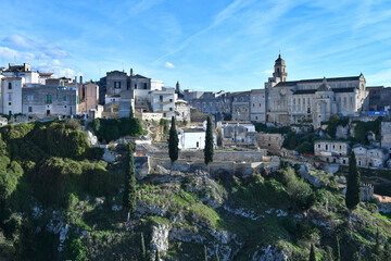 Fototapeta premium Panoramic view of Gravina, a small town in Puglia in Italy.