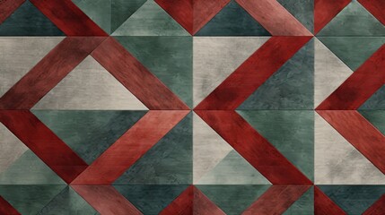 modern geometric wall edging pattern - obrazy, fototapety, plakaty