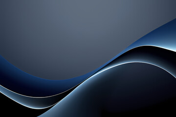 Vector abstract dark blue wave background with liquid and shapes on fluid gradient with gradient and light effects. Shiny color effects.