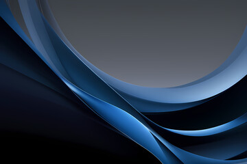 Vector abstract dark blue wave background with liquid and shapes on fluid gradient with gradient and light effects. Shiny color effects.