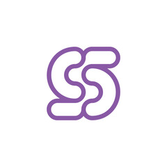 Letter S network technology logo