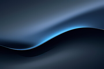 Vector abstract dark blue wave background with liquid and shapes on fluid gradient with gradient and light effects. Shiny color effects.