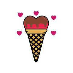 valentine day vector flat illustration