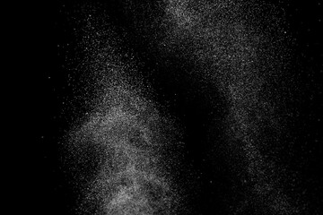 Abstract black texture. Smoke on dark. Light pattern surface.