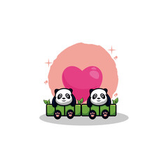 valentine day vector flat illustration